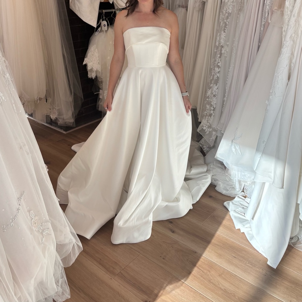 Wedding Dress – Colby John “Inez-C” (Mikado) – Size 8 ✨